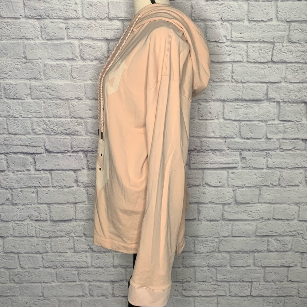 Puma x Fenty Oversized Pink Long Sleeve Graphic Hoody - Picture 5 of 16